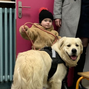 Au revoir Sun, à bientôt ! Reviens quand tu veux, un chien comme toi à l'école, c'est trop chouette. (signé Layanna)